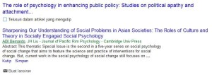 The Role of Psychology in Enhancing Public Policy